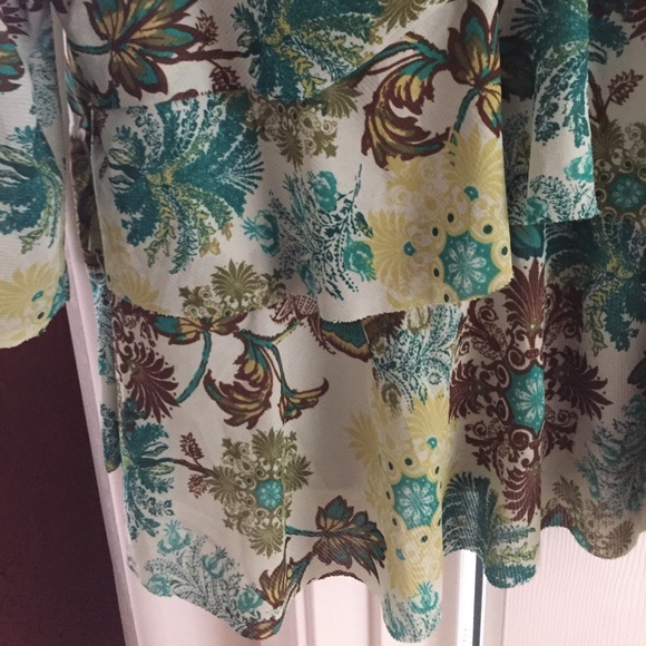 Lane Bryant vintage 3 tiered 3/4 sleeve - Picture 7 of 7